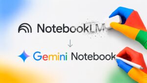 Google renomeia o NotebookLM para Gemini Notebook com foco em acessibilidade
